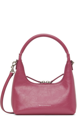 Marge Sherwood - Pink Mini Crinkle Shoulder Bag | SSENSE