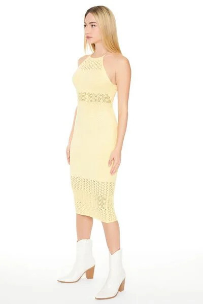 Crochet Halter Midi Dress | Forever 21