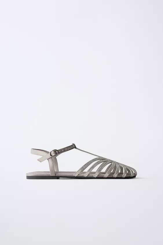 SPARKLY FISHERMAN SANDALS | Zara Canada