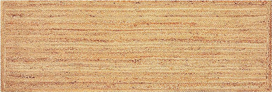 Jute Braided Runner Rug 24x72 Inches (2'x6')- Natural, Hand Woven Reversible Area Rugs for Kitche... | Amazon (US)