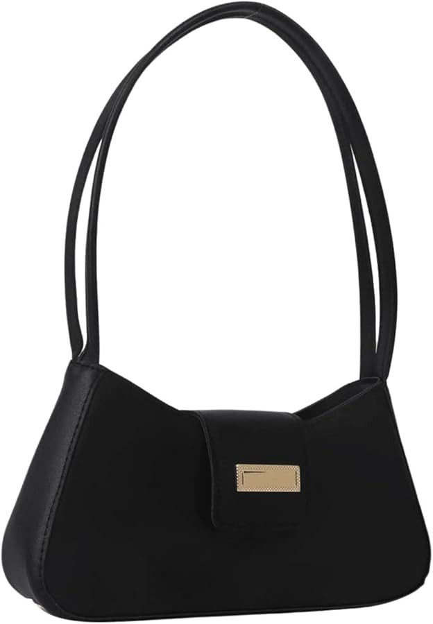 Verdusa Women's PU Leather Handbag Underarm Shoulder Bag Zipper Purses | Amazon (US)