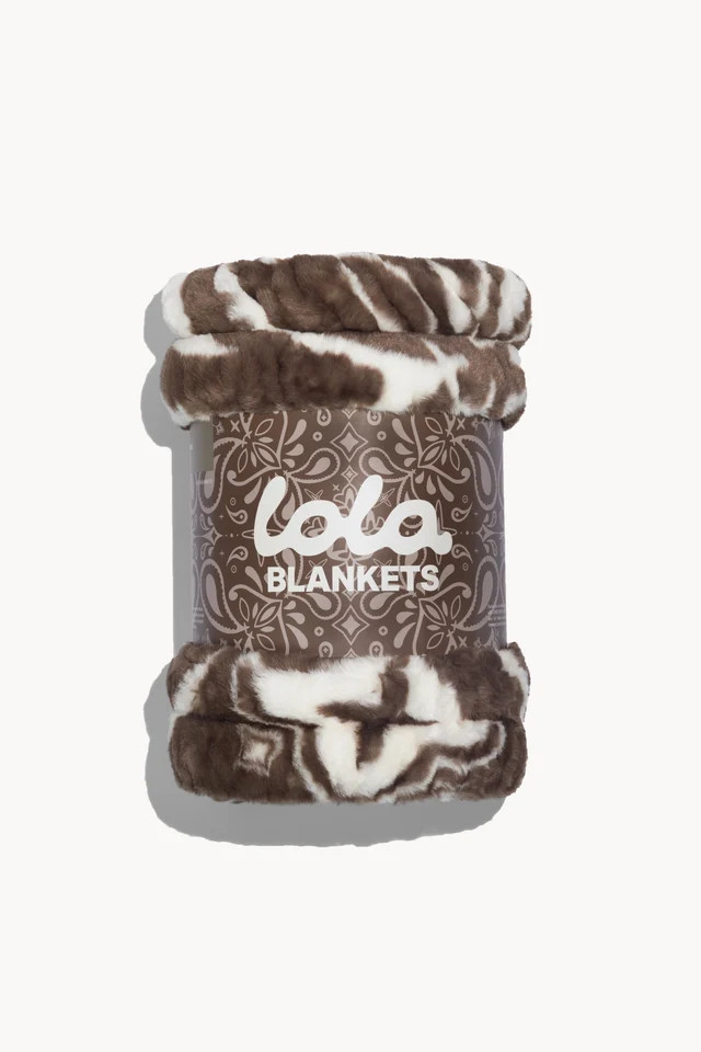 Mocha Check | Lola Blankets