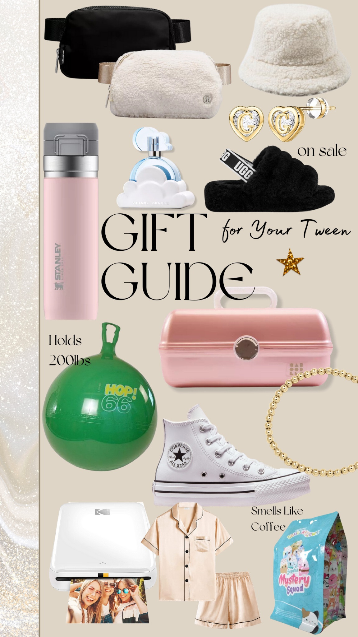 The Tween Gift Guide - Gabby’s Favorites, platform, converse, toys, caboodle, Stanley, perfume, Uggs on sale, bracelets