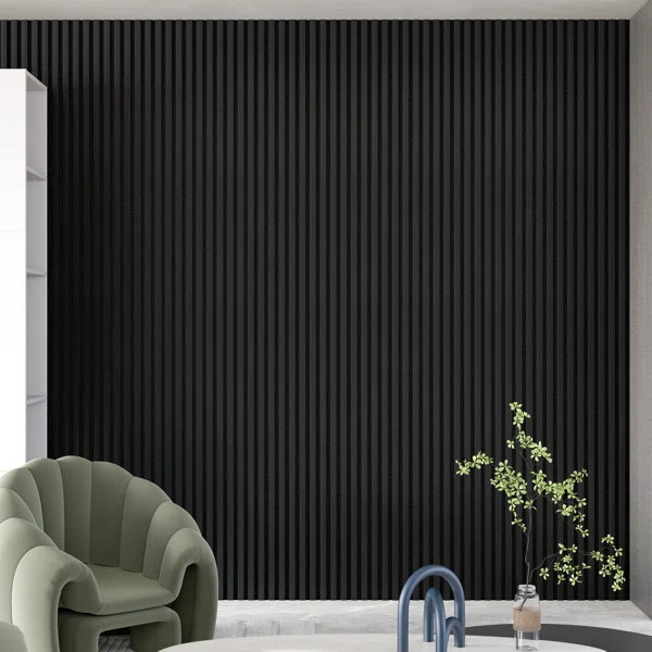 94" L x 24" W Acoustic Wood Wall Paneling, Decorative Soundproof Panels for Walls and Ceilings, 3... | Wayfair North America