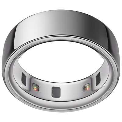 Oura Ring 4 Sleep & Fitness Smart Ring - Silver - Size 4 | Best Buy Canada
