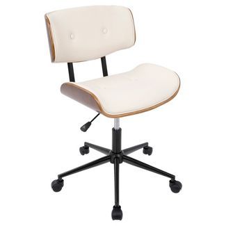 Lombardi Mid-Century Modern Office Chair with Swivel - LumiSource | Target