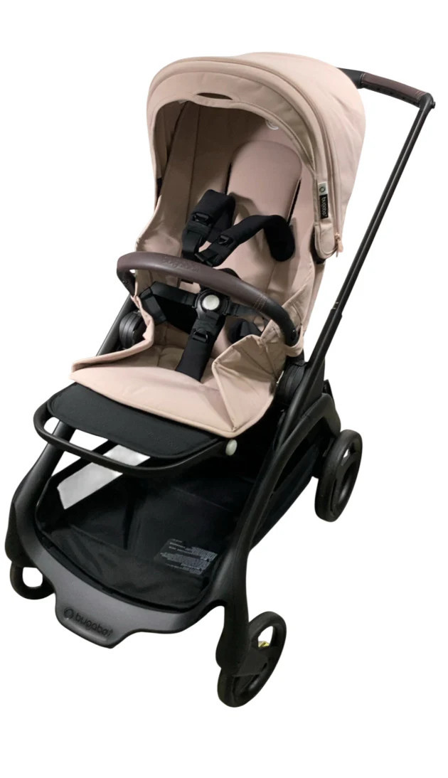 Bugaboo Dragonfly Bassinet and Seat Stroller, 2024, Black, Desert Taupe, Desert Taupe | GoodBuy Gear