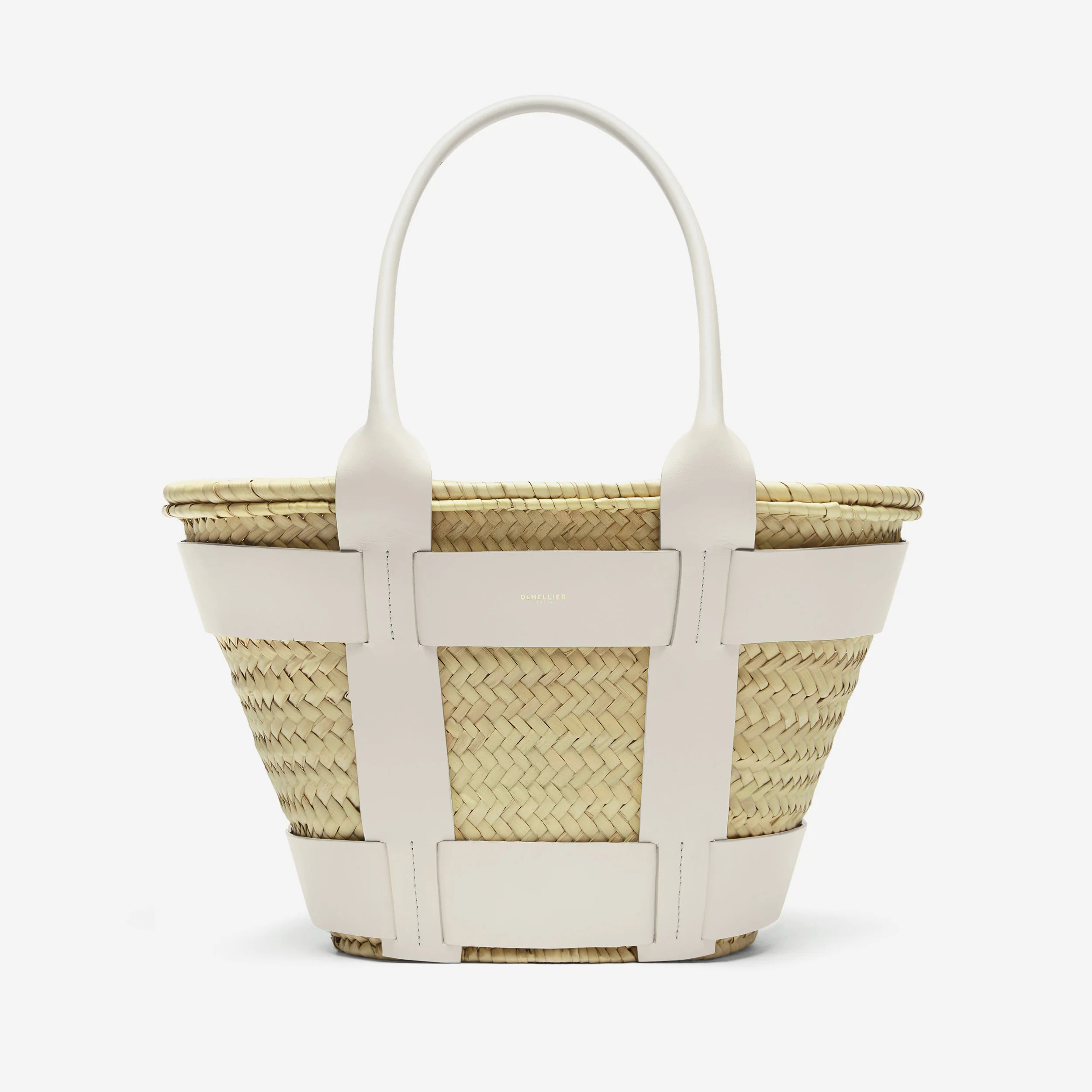The Santorini | Natural Basket Off White Smooth | DeMellier | DeMellier