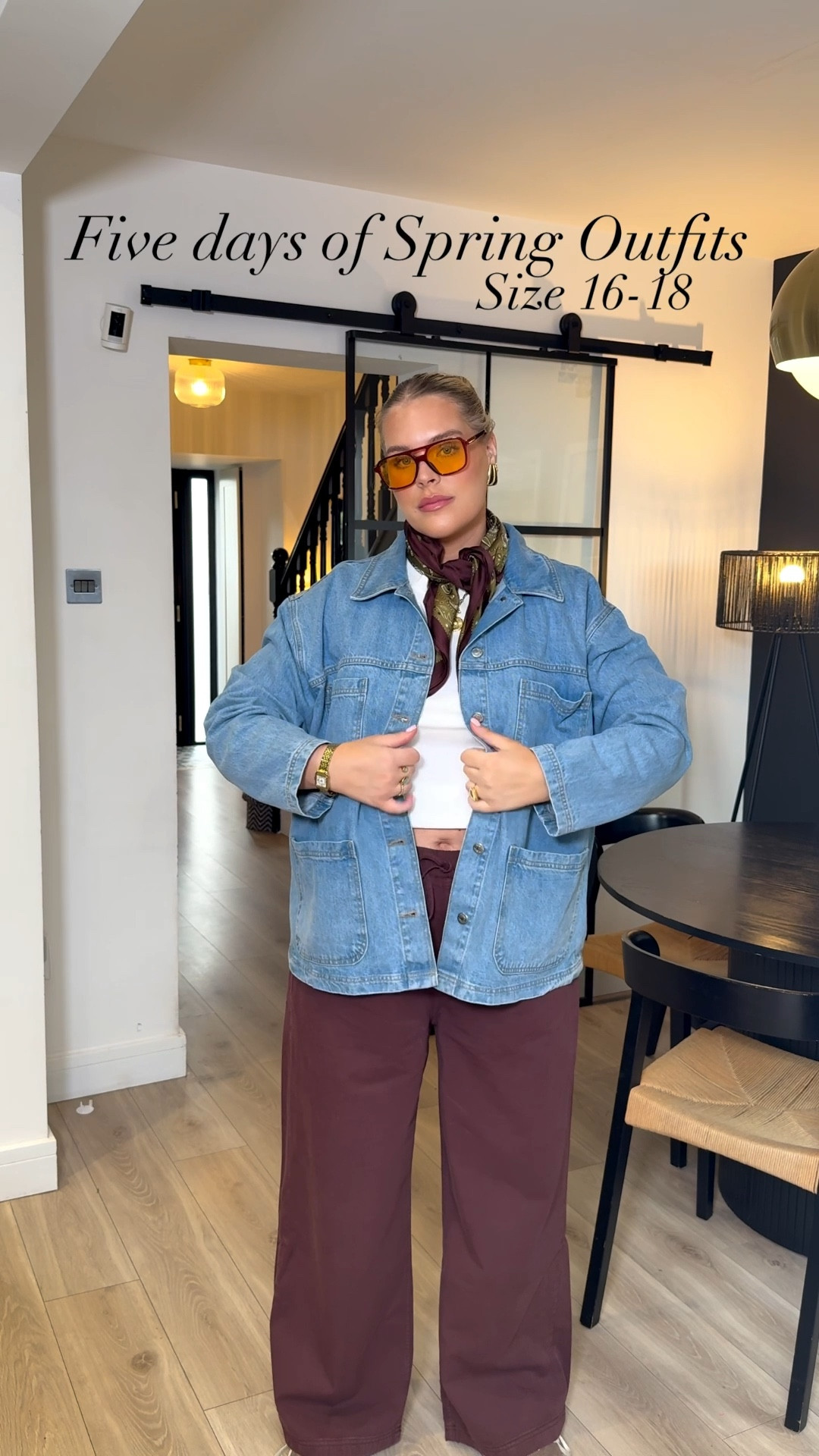 Styling my spring essential denim jacket and cargos! Love this colour combo! Wearing a 16 in everything! 

#LTKuk #LTKstyletip #LTKspring