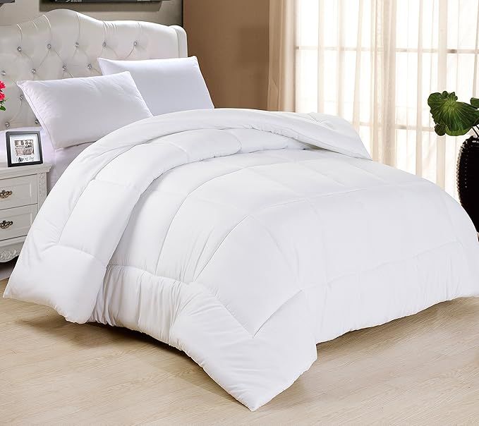 Swift Home All-Season Extra Soft Luxurious Classic Light-Warmth Goose Down-Alternative Comforter,... | Amazon (US)