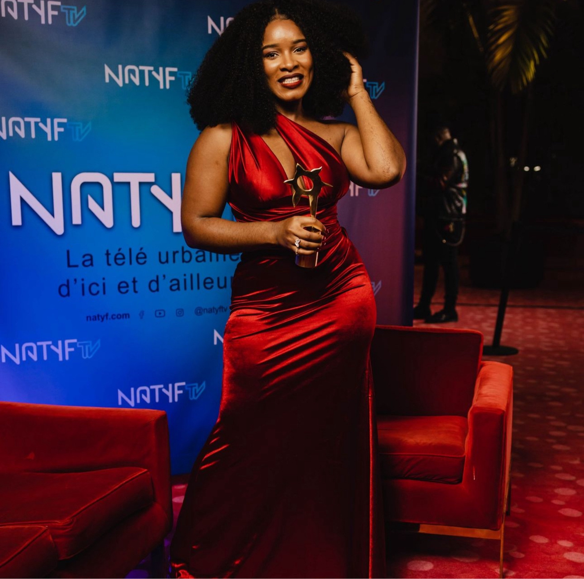 My first award 🥇 being a content creator❤️. Shop this dress to shine like me🏆🔥.

#LTKbeauty