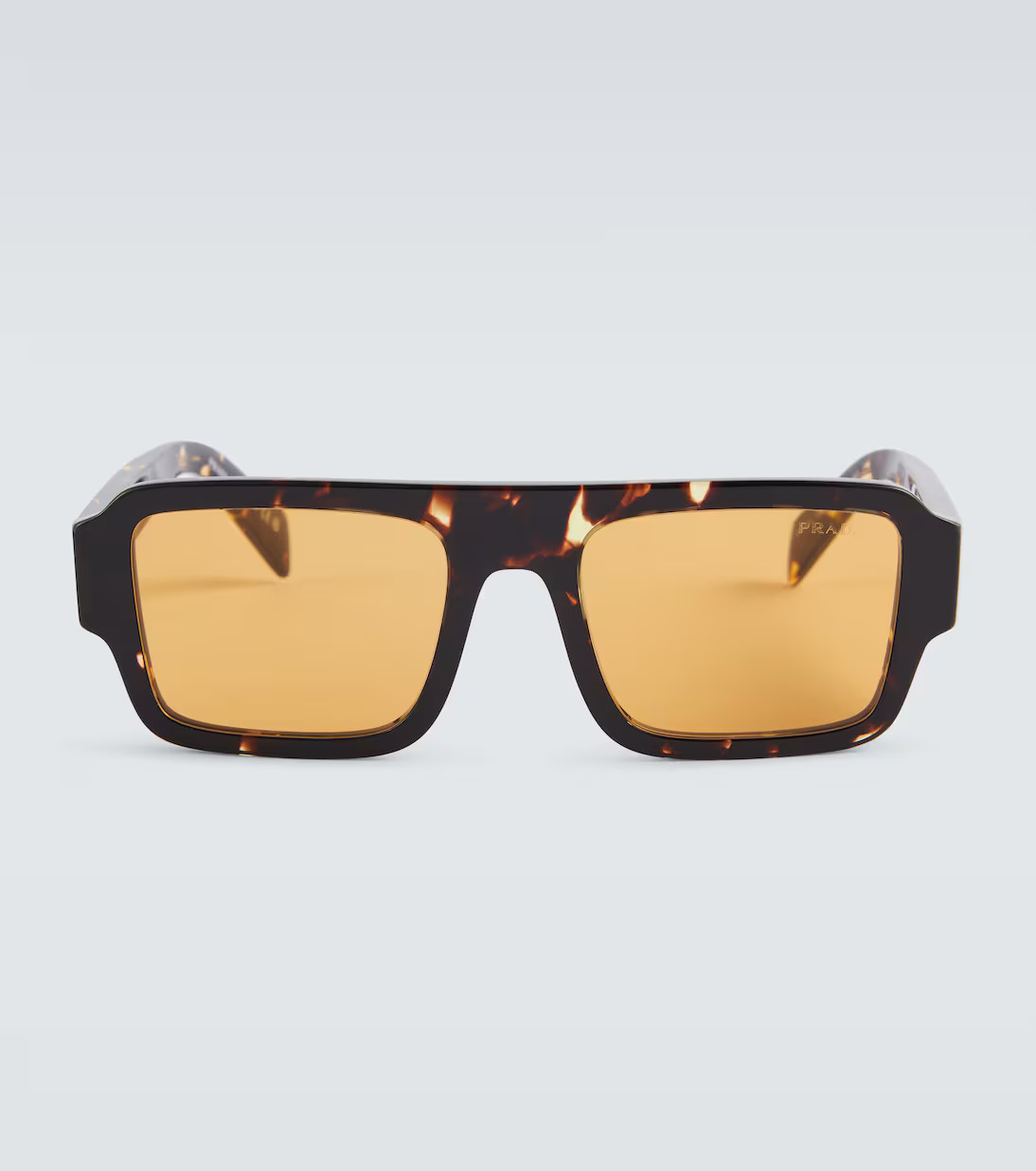 Prada Symbole tortoiseshell square sunglasses | Mytheresa (UK)