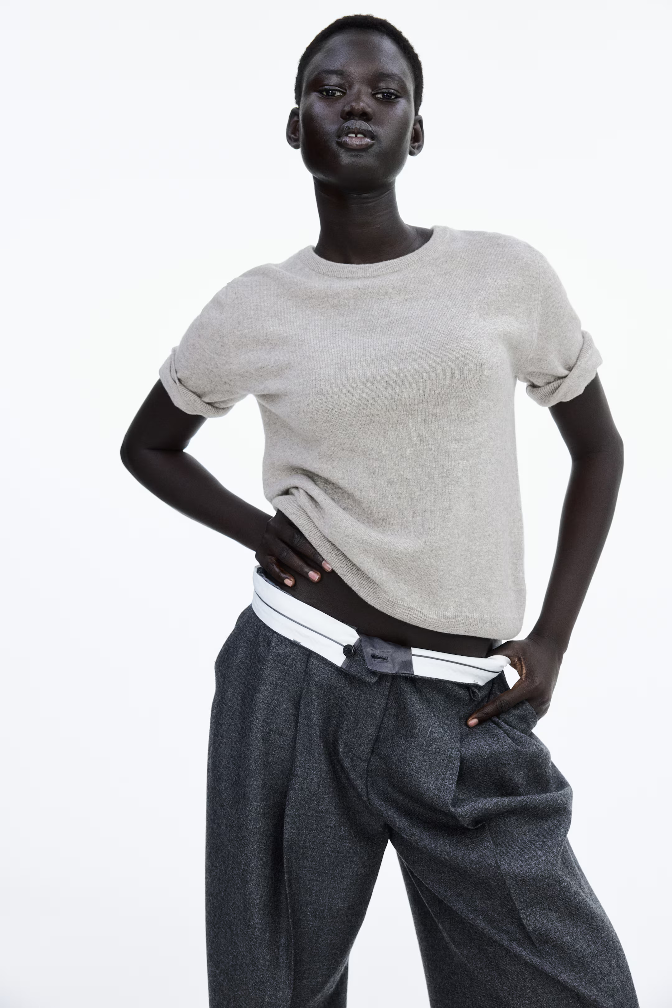 Fine-knit cashmere top | H&M (UK, MY, IN, SG, PH, TW, HK)