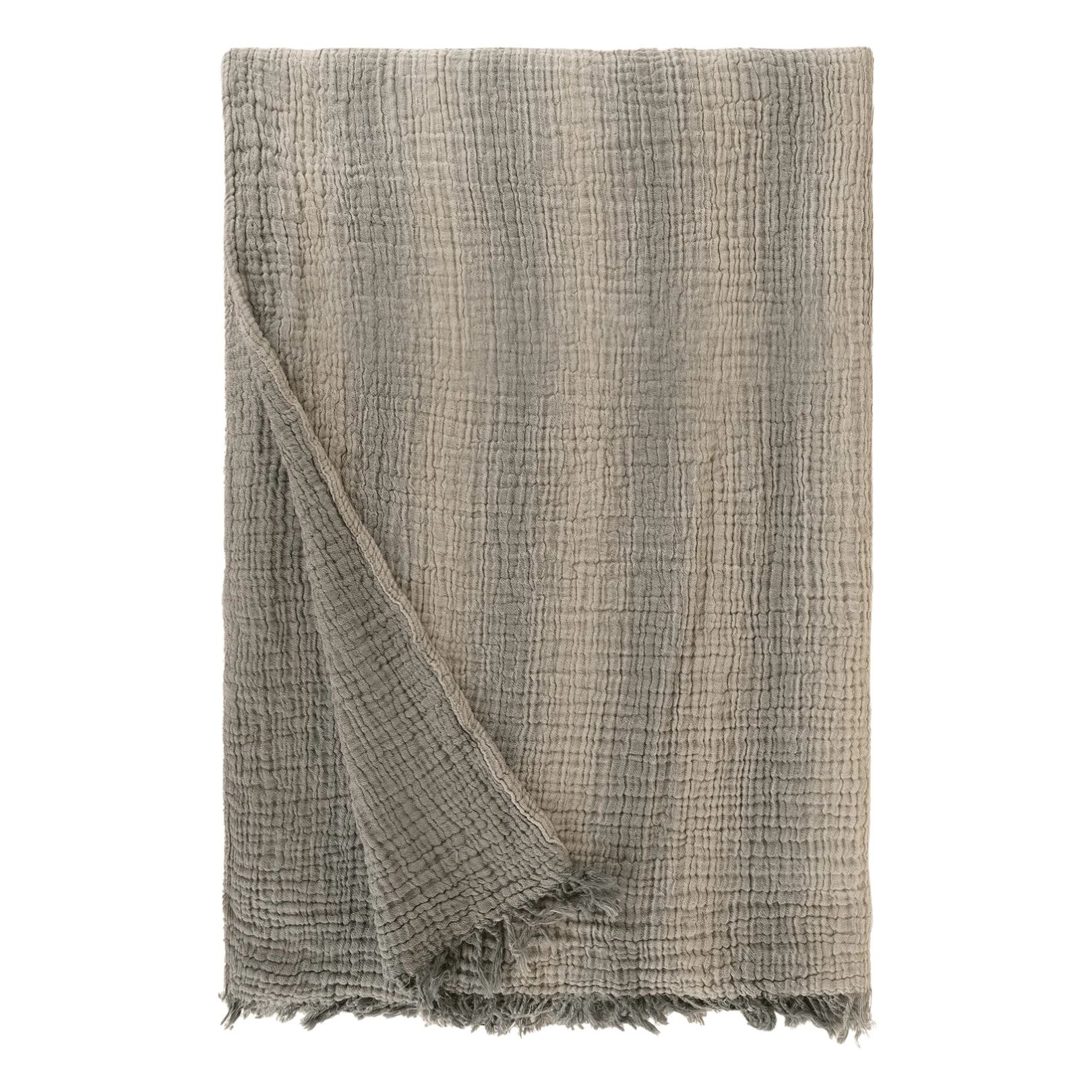 Tina Striped Four Layered Crinkle Muslin Blanket | The Loomia