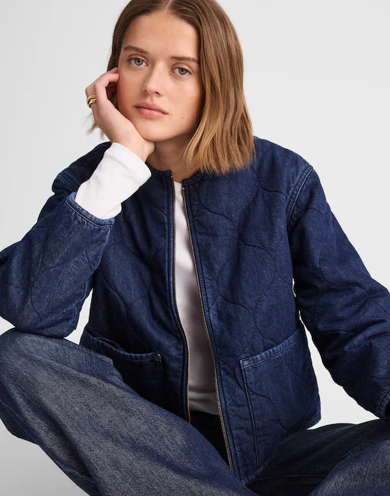 Quilted Denim Jacket | Madewell