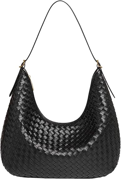 Shoulder Handbags Shoulder Bag for Women Totes Woven Vegan Leather Bag Hand Bag Working Lightweig... | Amazon (US)