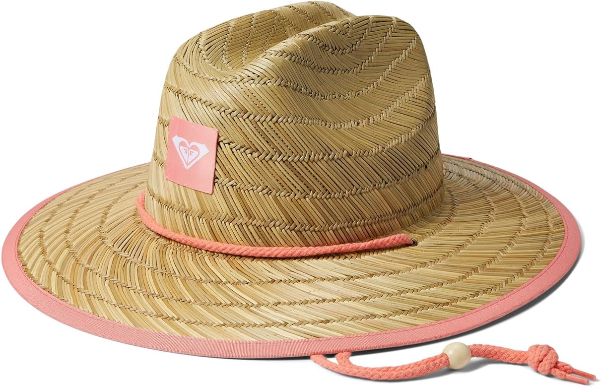 Roxy Girl's Tomboy Straw Hat (Little Kids/Big Kids) Island Time One Size | Amazon (US)
