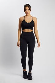 Venus V Back Leggings - Black | MESHKI US