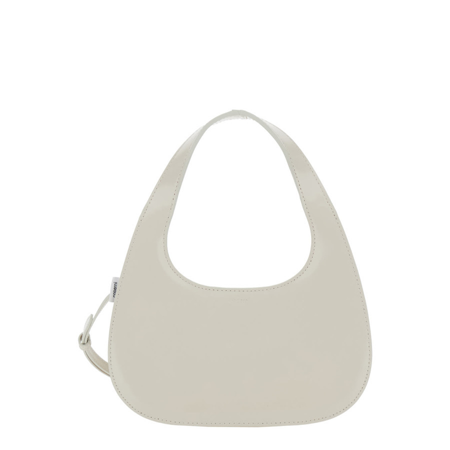 Coperni Slim Swipe Phone Baguette White Shoulder Bag With Adjustable And Removable Shoulder Strap And Logo Lettering On The Front In Leather Woman | Jomashop.com & JomaDeals.com