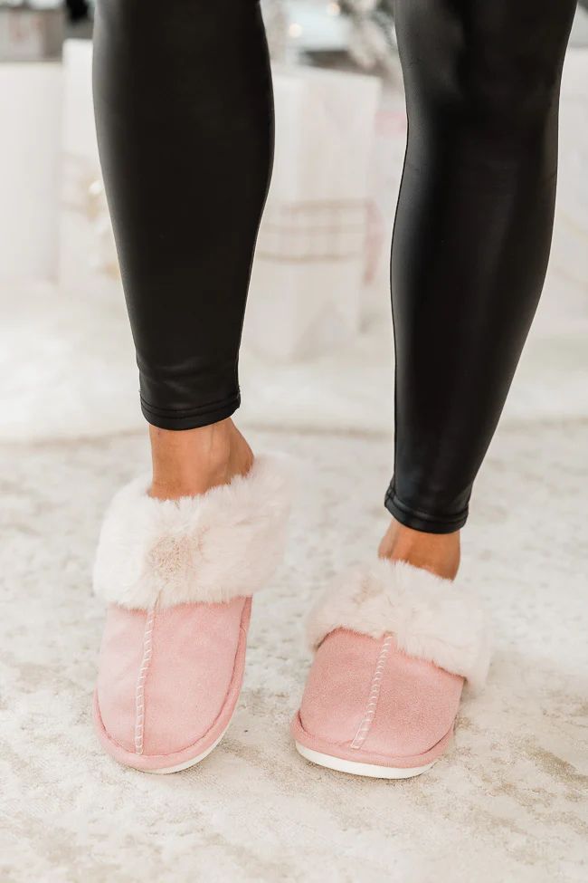 I'm Walking On Air Pink Slippers DOORBUSTER | Pink Lily