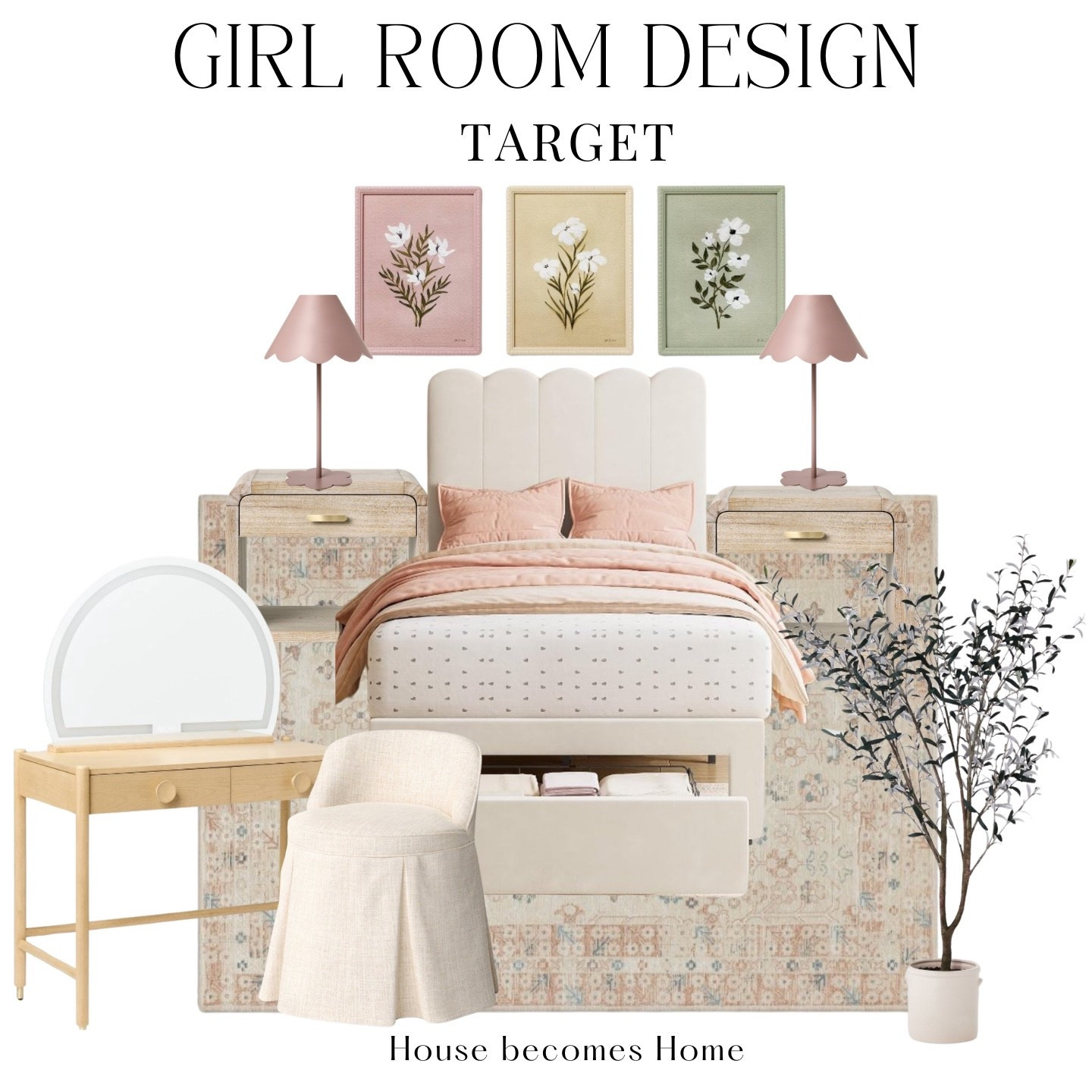 Girl room design from Target!

#LTKSeasonal #LTKKids #LTKHome