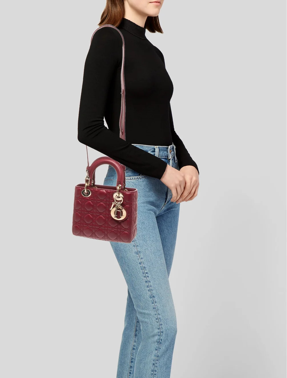 Cannage Lady Dior Small | The RealReal