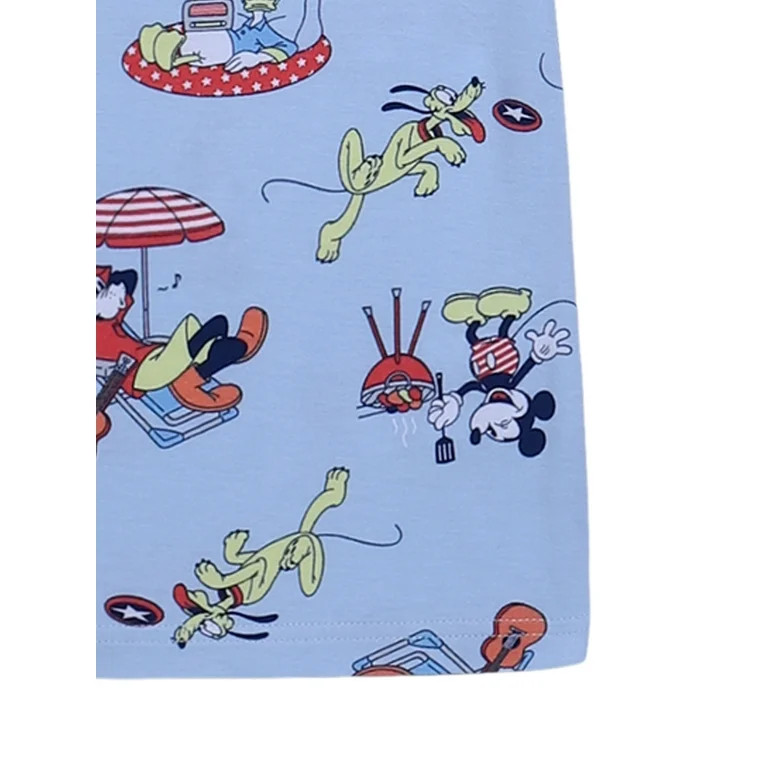Character Toddler Tee and Shorts Viscose Pajama Set, 2-Piece, Sizes 12M-5T | Walmart (US)