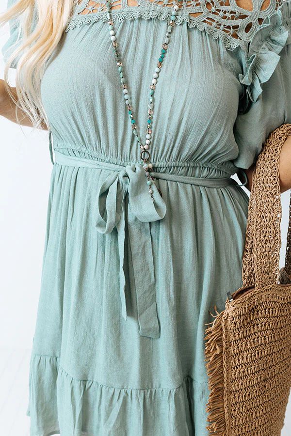Cute And Coasting Dress In Pear Curves | Impressions Online Boutique