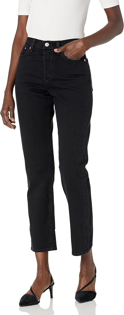Levi's Women's Premium Wedgie Straight Jeans | Amazon (US)