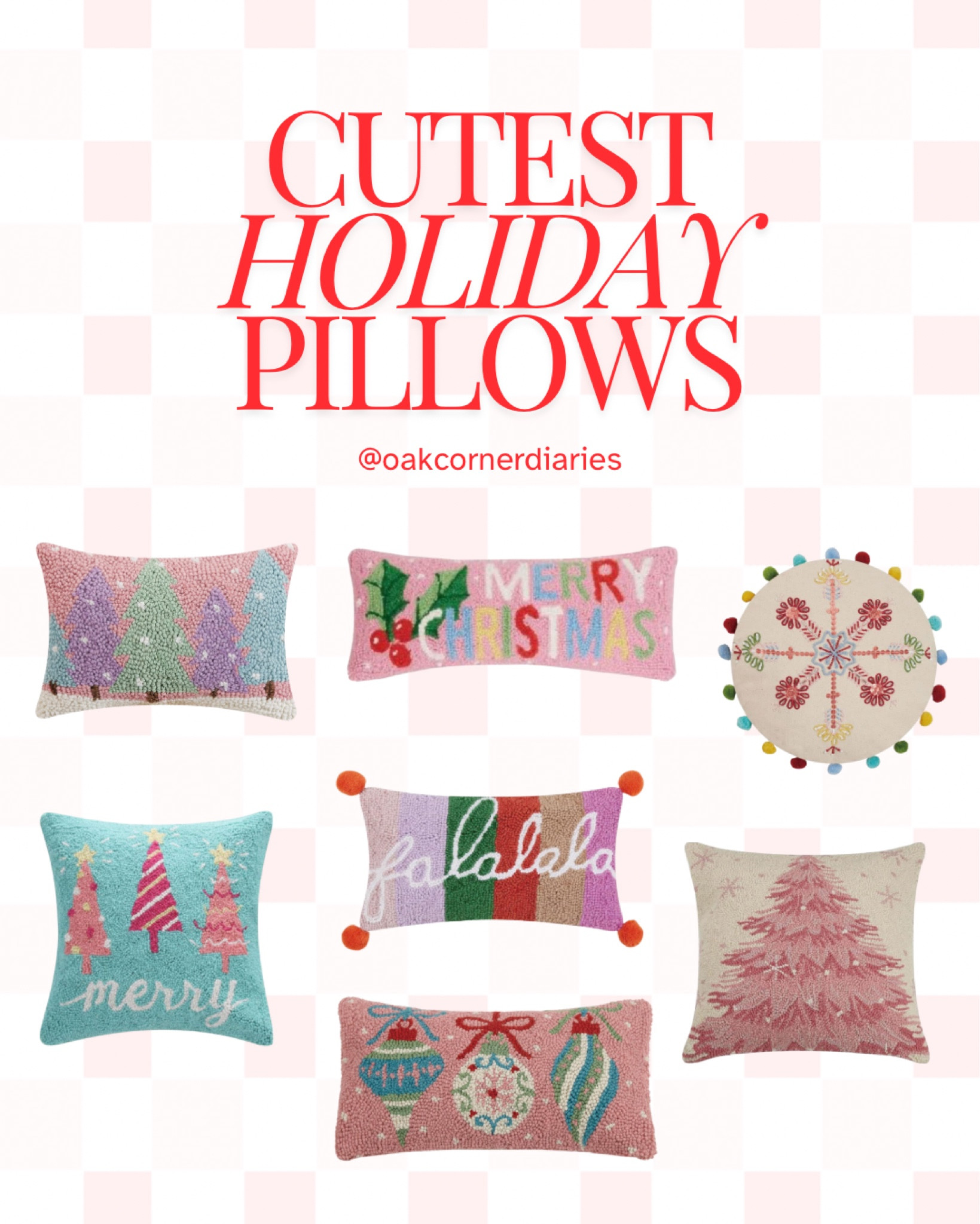 Cozy up your home this holiday season with the cutest holiday pillows! 🎄✨ From whimsical designs to festive pops of color, these are the perfect addition to your decor. Tap here to shop and make your space merry & bright! ❤️ #LTKHoliday #LTKHome 

#LTKSeasonal #LTKHoliday #LTKGiftGuide