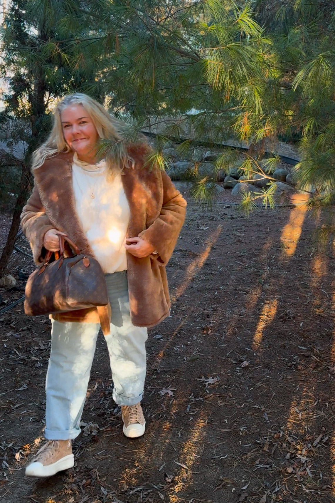 The fave fab faux fur coat in daylight! This was a midsize the Pinterest look so head over to my Instagram to see!! #fauxfur #fauxfurcoat #winteroutfit

#LTKMidsize #LTKSaleAlert #LTKSeasonal