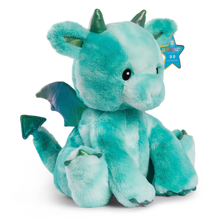 FAO Schwarz Glow Brights Toy Plush LED with Sound Dragon 15" Stuffed Animal | Target