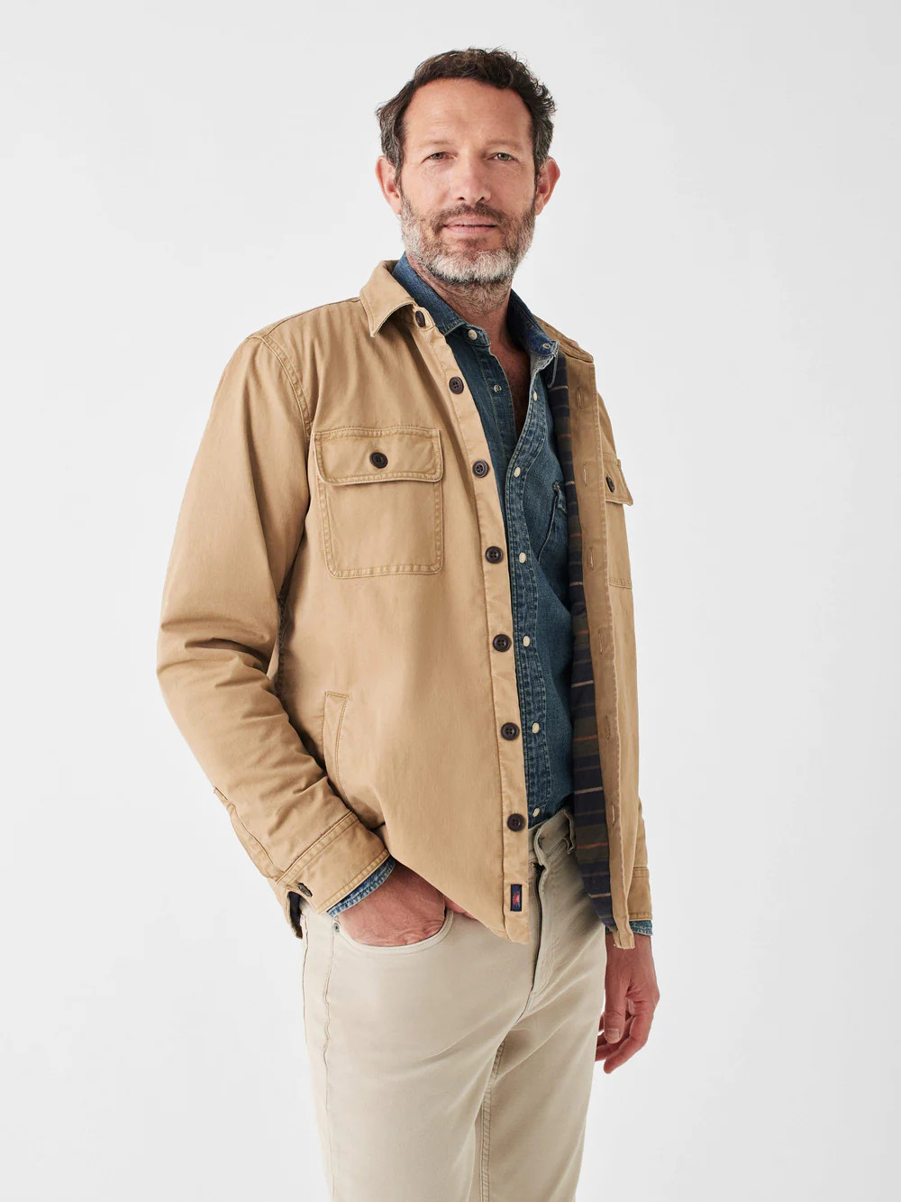 Stretch Blanket Lined CPO | Faherty