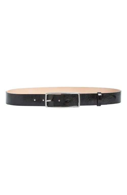 rag & bone Rebound Leather Belt in Black at Nordstrom, Size Medium | Nordstrom