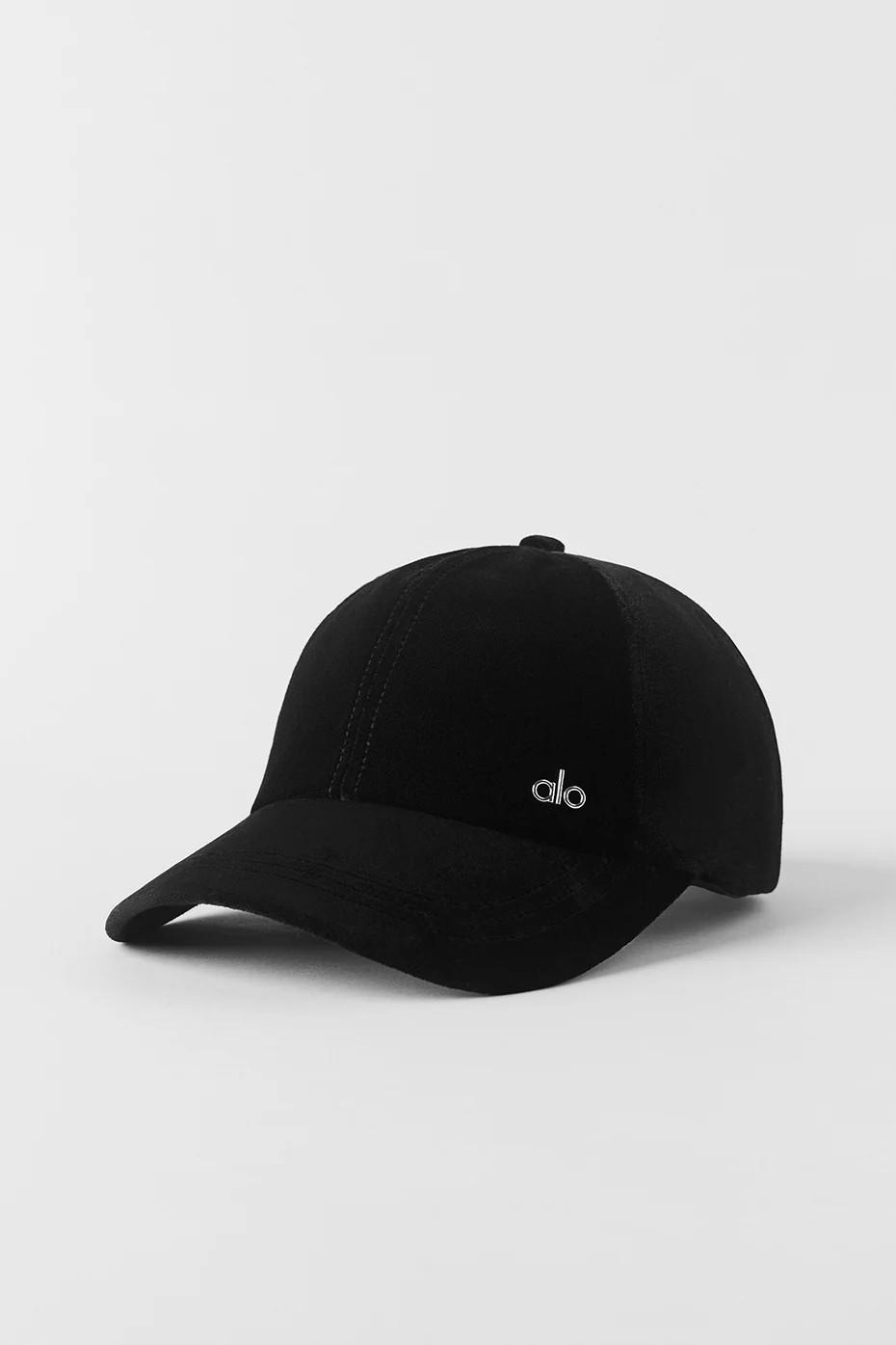 ALO | Velvet Off-Duty Cap in Black | Alo Yoga