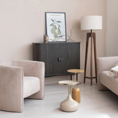 Storied Home Round Tripod Floor Lamp, Natural | Ashley Homestore