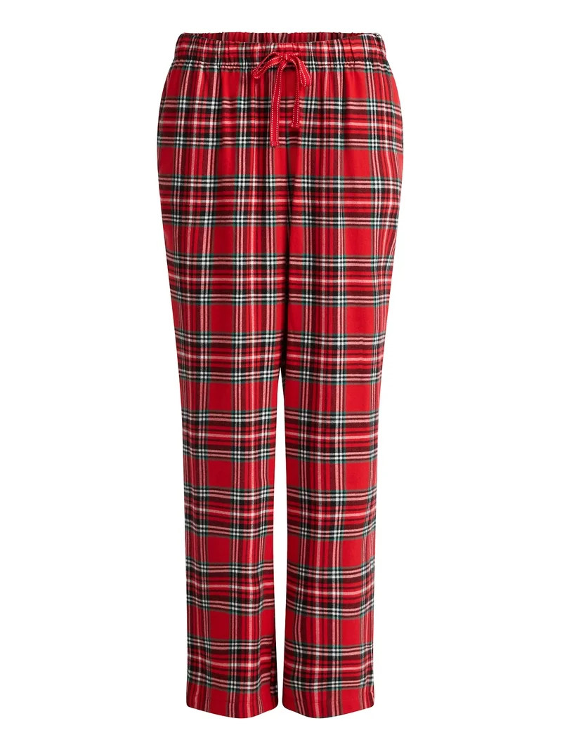 Joyspun Women's Flannel Sleep Pants, 30'' Inseam, Sizes XS-3X - Walmart.com | Walmart (US)