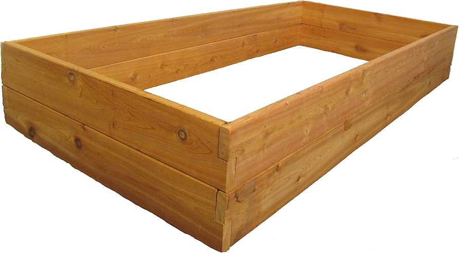 Infinite Cedar Premium Cedar Raised Garden Bed - 3' x 6' x 11" - Handcrafted in Maine from North ... | Amazon (US)