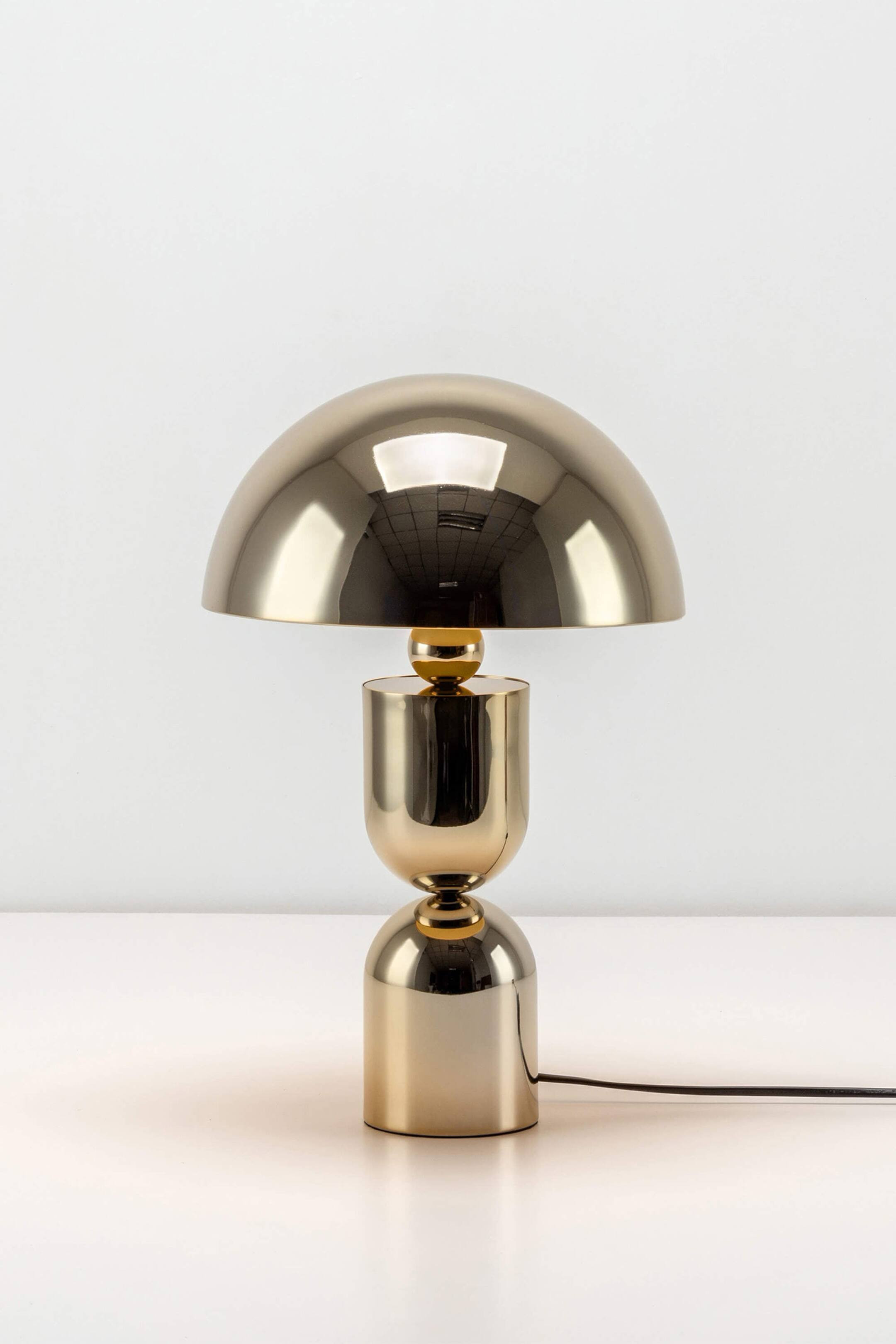 Mushroom Table Lamp - Brass - houseof - Home All | H&M GB | H&M (UK, MY, IN, SG, PH, TW, HK)