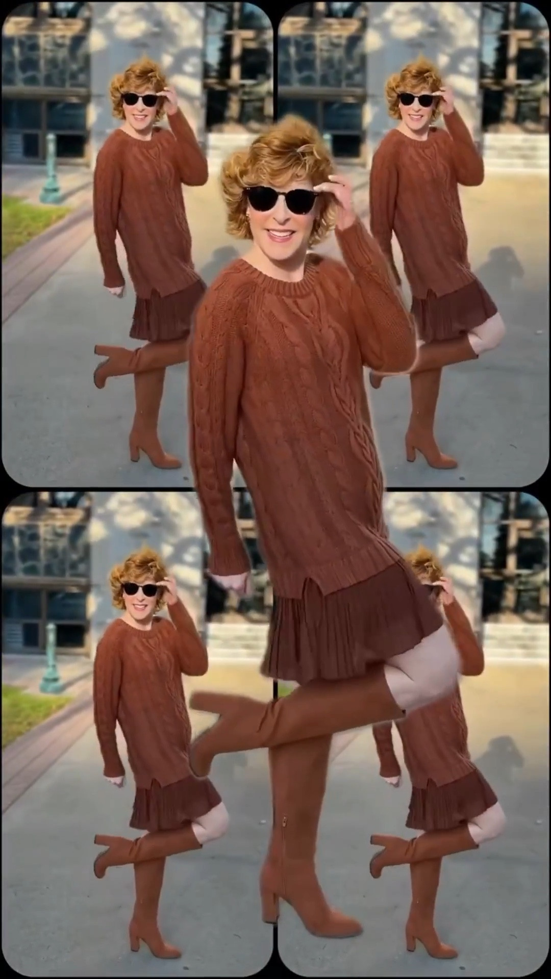 This darling cable-knit sweater dress has the prettiest pleated hem detail that gives it movement and makes it feel a little extra, while still being easy and comfortable to wear. It's such a great throw-on-and-go piece for fall and winter, and it comes in 8 beautiful color options.
Click through to see all the colors and find your favorite! I paired it with tall boots and bare legs, but it would look great with opaque tights in a matching color too!

#LTKSeasonal #LTKFindsUnder50