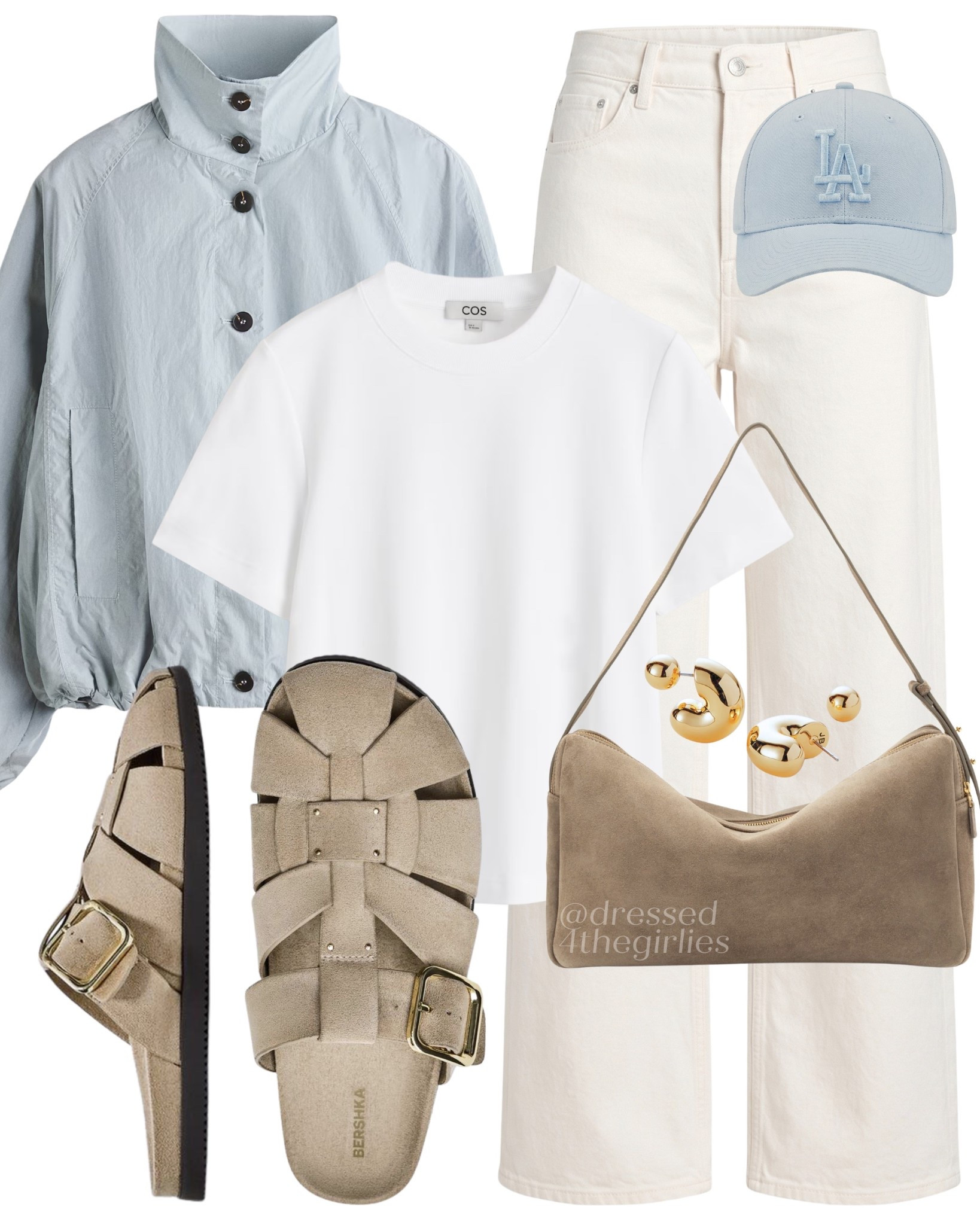 Powder blue styling🩵

Tags: blue puffer coat outfit, cream jeans outfit, beige sandals outfit, beige shoulder bag, spring workwear ohtfit, spring everyday outfit 

#LTKspring #LTKstyletip #LTKuk