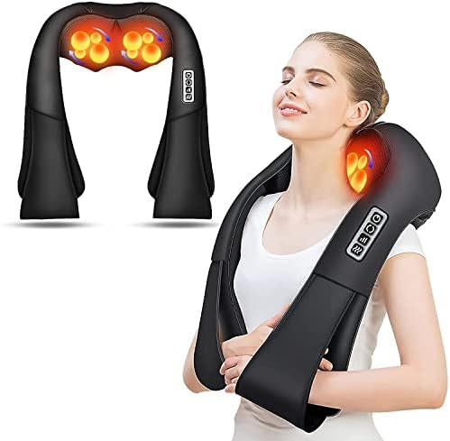 AERLANG Shiatsu Back and Neck Massager, Back Massager Deep Tissue Kneading Neck and Shoulder Mass... | Amazon (US)