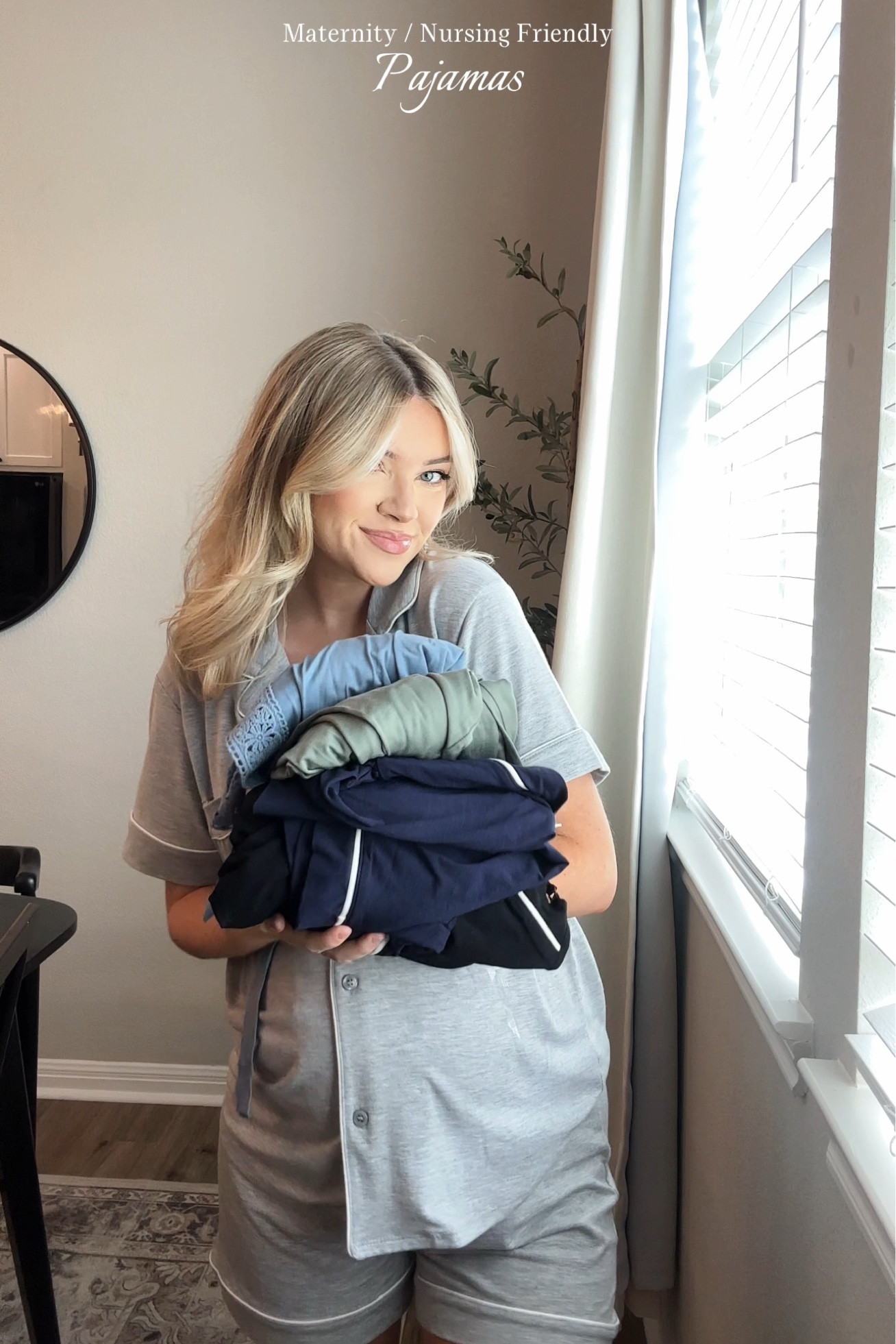 Stocked up on all the comfiest pajamas for postpartum / nursing & maternity friendly too!! 🤰🏼🫶🏼✨👶🏼 @pinkblushmaternity #pinkblushmaternity #nursingfriendly #bumpstyle #maternityfashion #postpartum 

#LTKBaby #LTKBump