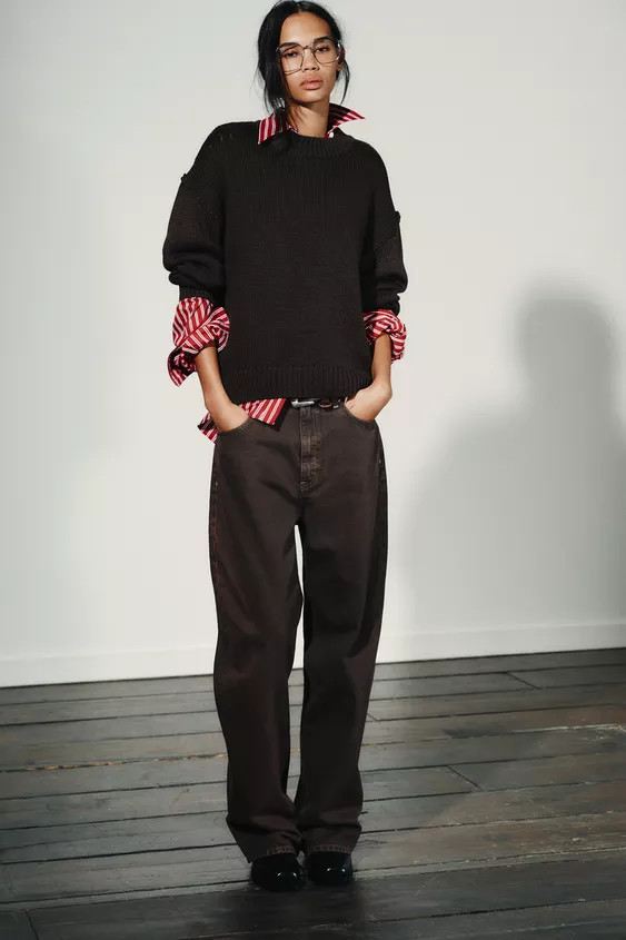 TRF HI-RISE STRAIGHT LEG JEANS | Zara US