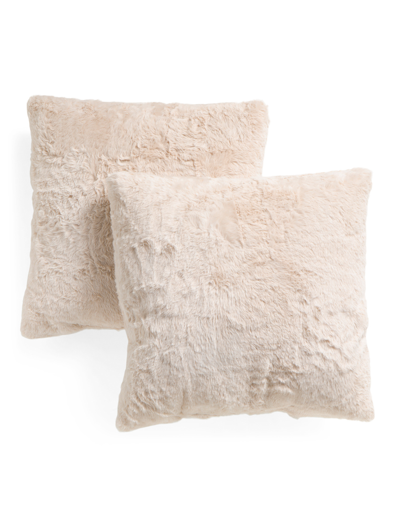 Set Of 2 20x20 Faux Fur Pillows | Marshalls