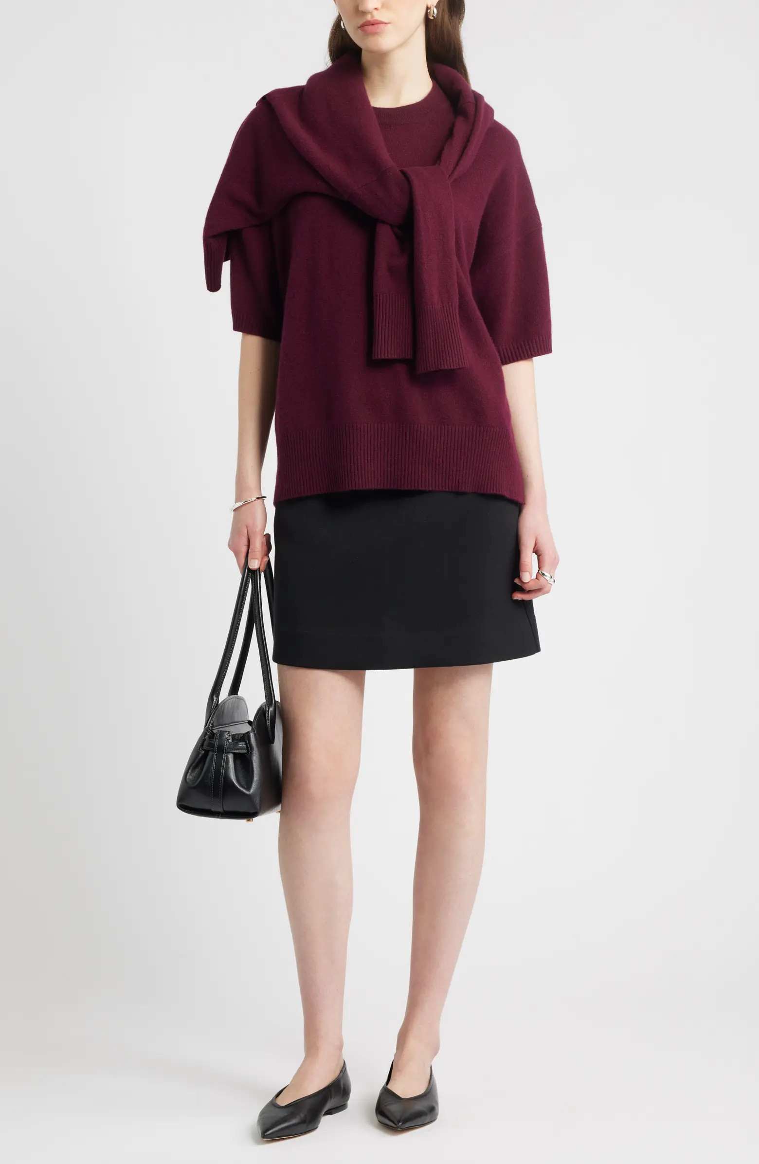 Short Sleeve Cashmere Sweater | Nordstrom