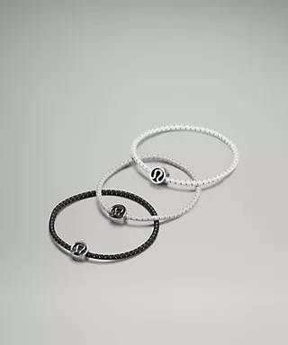 Glow On Hair Ties 3 Pack | Women's Hair Accessories | lululemon | Lululemon (US)