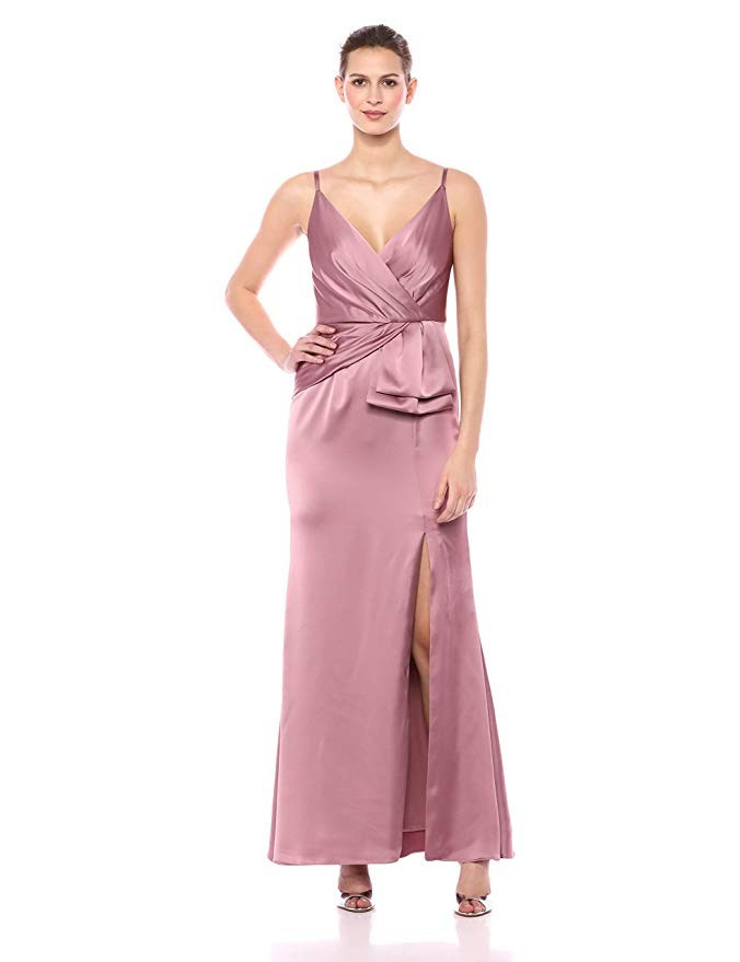 Adrianna Papell Women's Light Satin Dress | Amazon (US)