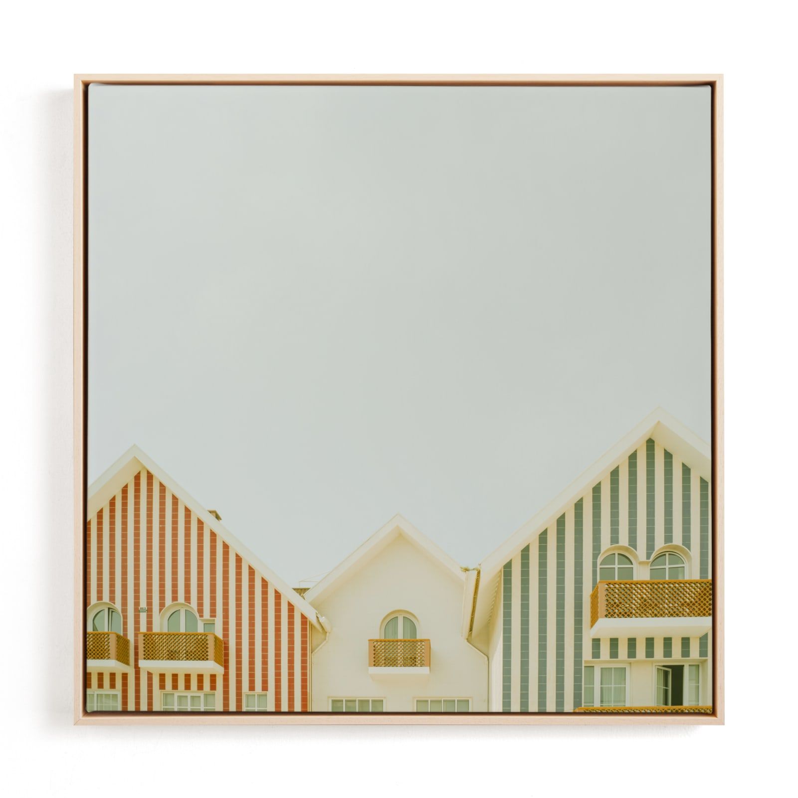 Striped houses | Minted