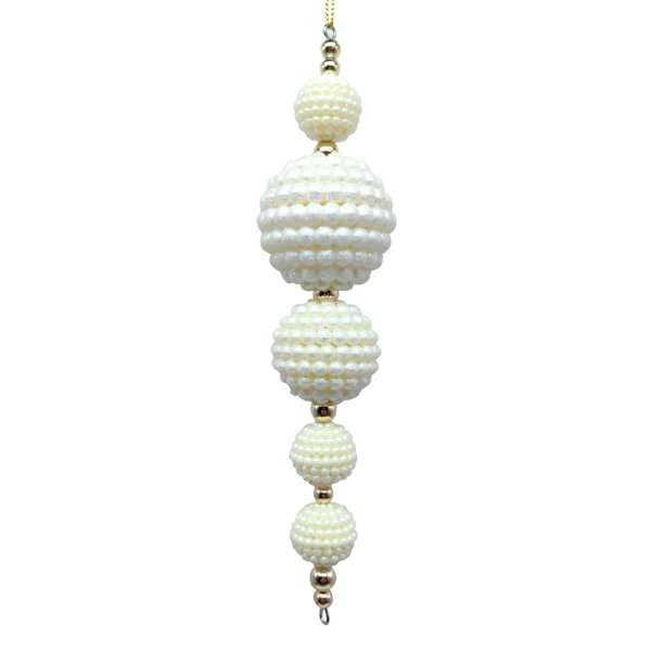 Pearl String Ornament, 6.5" | At Home